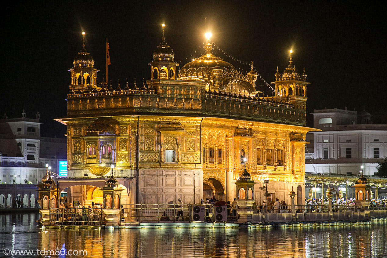 Le Golden Temple d’Amritsar en Inde